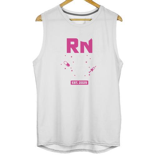Earned It RN 2025 Nurse Graduation Nursing School Graduate Premium Tri-Blend Unisex Tank Top - Best Gift Smart
