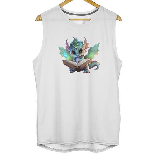 Easily Distracted By Dragon And Books Introvert Shirt Unisex Tank Top - Raresse