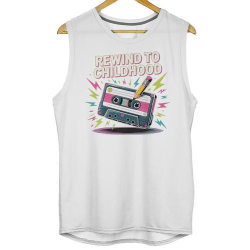 Elder Millennials Embracing 90s Rewind Nostalgia Vibes Premium Unisex Tank Top - Figerry