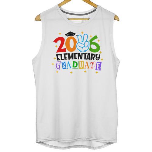 Elementary Graduate 2026 Graduation Class Of 2026 Kids Unisex Tank Top - Best Gift Smart