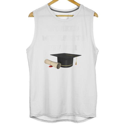 Finance Accounting Graduation Shirt Worked My Assets Off Unisex Tank Top - Best Gift Smart