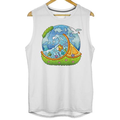 Frutiger Aero Y2K Fashion Trends Statement Piece Tech Orange Premium Unisex Tank Top - Figerry