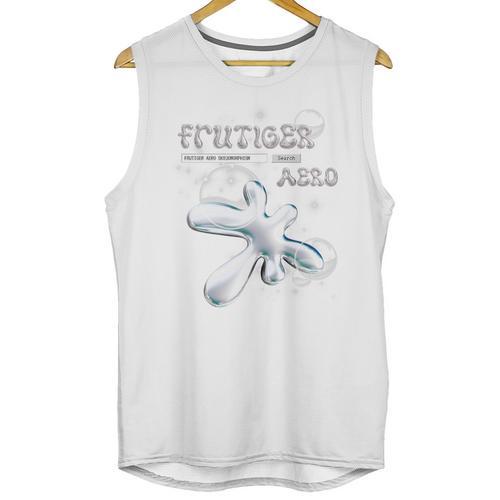 Frutiger Aero Y2K Fashion Trends Statement Piece Tech Orb Premium Tri-Blend Unisex Tank Top - Figerry