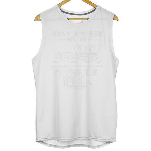 Fun Classic Please Be Patient With Me I'm From The 1900s Premium Tri-Blend Unisex Tank Top - Figerry