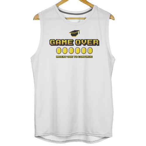 Game Over Insert 30K To Continue Graduation s Unisex Tank Top - Best Gift Smart
