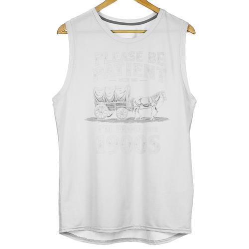 Gentle Nostalgia Plea Please Be Patient I'm From The 1900s Premium Unisex Tank Top - Figerry