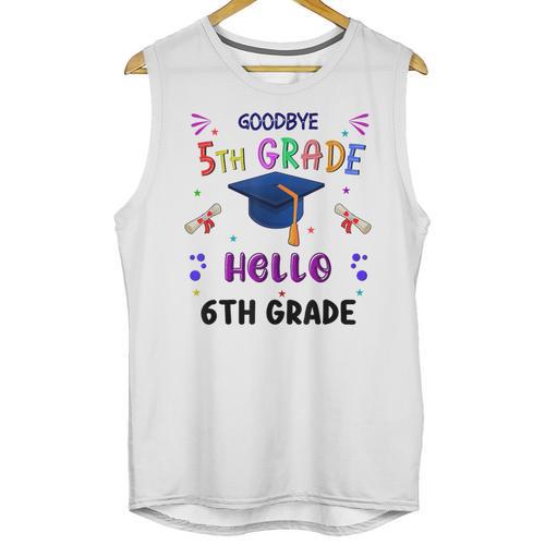 Goodbye 5th Grade Graduation 2025 6th Grade Graduate Kids Unisex Tank Top - Best Gift Smart