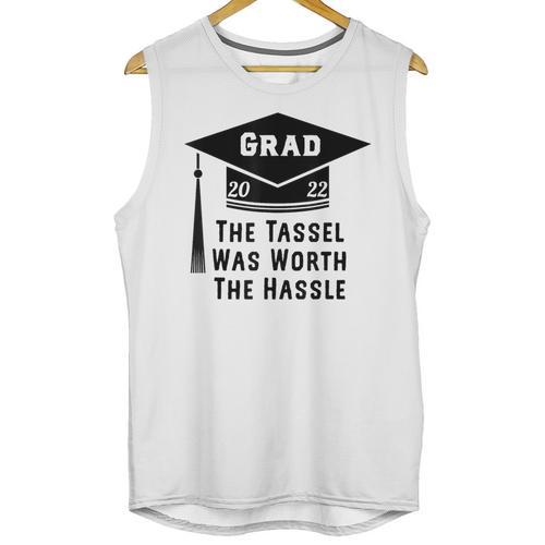 Grad 2022 Graduation Tassel Was Worth The Hassle Unisex Tank Top - Best Gift Smart