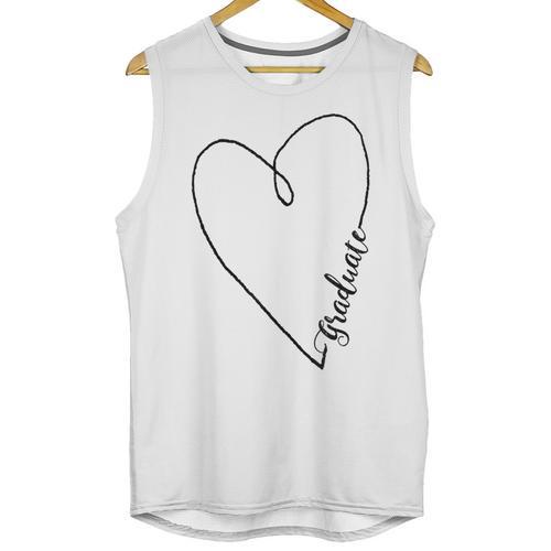 Graduate Heart Shirt Graduation Unisex Tank Top - Best Gift Smart
