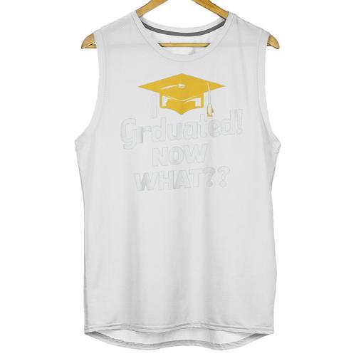 I Graduated Now What Congratulations Graduation Unisex Tank Top - Best Gift Smart