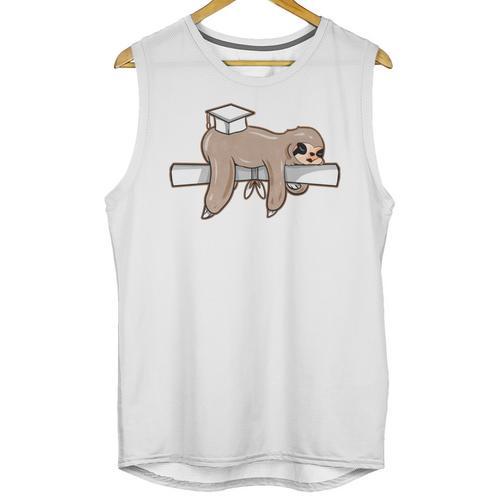 Graduation 2022 PhD Sloth Bachelor Master School Doctor Unisex Tank Top - Best Gift Smart