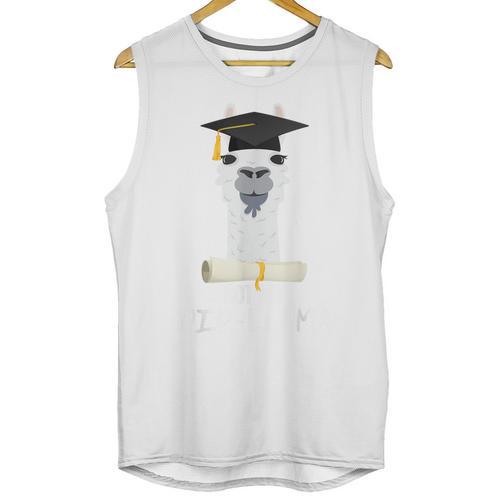 Graduation For Him & Her Got My Dip-Llama Unisex Tank Top - Best Gift Smart
