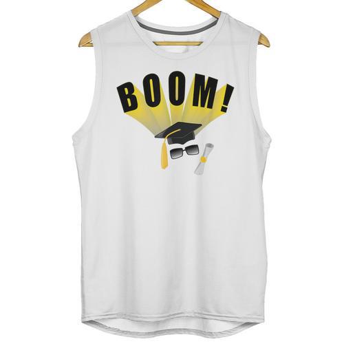 Graduation Cap And Diploma For Proud Graduation Unisex Tank Top - Best Gift Smart