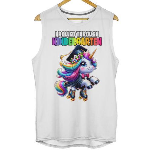 Graduation Kindergarten Unicorn Roller Skate Girls Grad Unisex Tank Top - Best Gift Smart