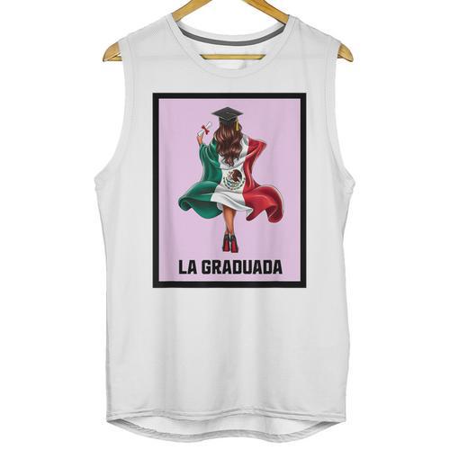 Graduation Latina Educated La Graduada Mexican Bingo Card Unisex Tank Top - Best Gift Smart
