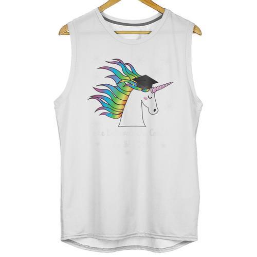 Graduation Unicorn Shirt She Believed Did School 2017 Unisex Tank Top - Best Gift Smart