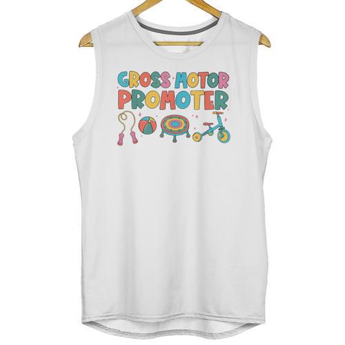 Gross Motor Promoter Physical Therapist Graduation PT Unisex Tank Top - Best Gift Smart