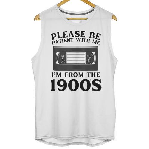 Over The Hill Please Be Patient I'm From The 1900s VHS Unisex Tank Top - Figerry