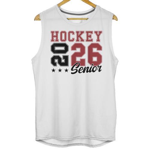 Hockey Senior Night Hockey Senior 2026 Graduation 59 Unisex Tank Top - Best Gift Smart
