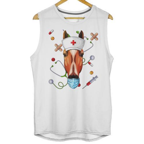 Horse Nurse RN ER Nursing School Graduation Unisex Tank Top - Best Gift Smart