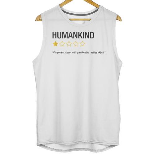 Humankind One Star Introvert People Rating Unisex Tank Top - Raresse