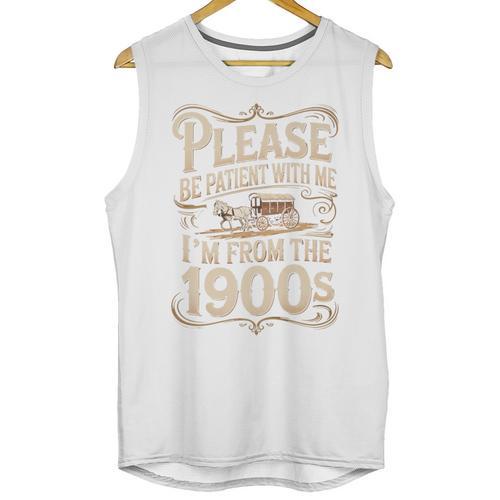 I'm From The 1900s Old Humor Boomer Dad Father's Day Premium Unisex Tank Top - Figerry