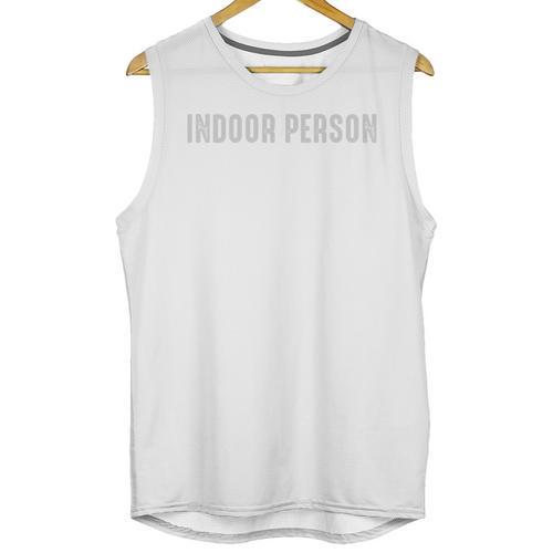 Indoor Person Hipster Sarcasm Introvert Social Distance Qu Unisex Tank Top - Raresse