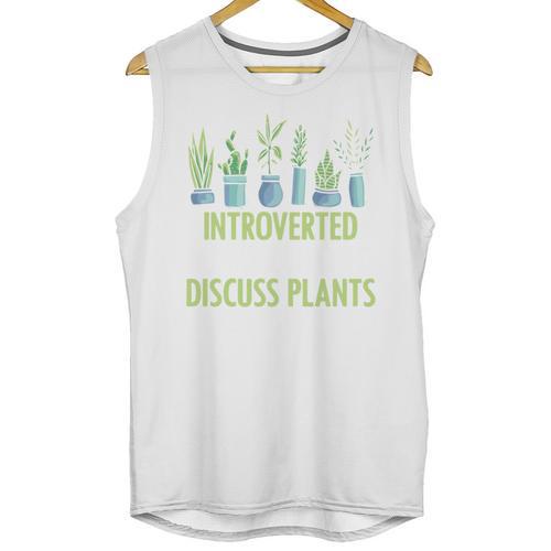 Introvert Farming Life Gardening For Geeky Plant Lover Unisex Tank Top - Raresse
