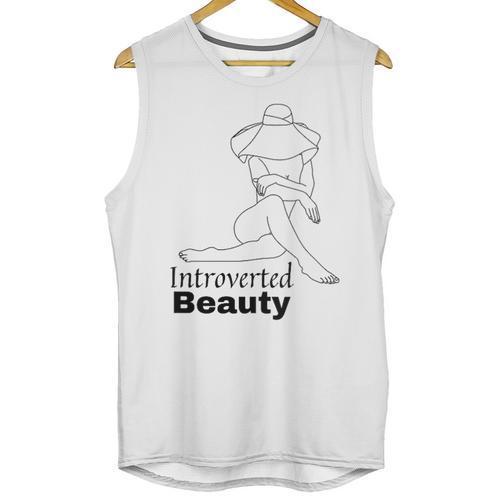 Introvert Health Aware Acceptance Beauty Art Unisex Tank Top - Raresse