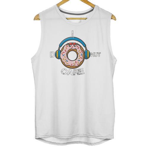 Introvert Music Lover Donuts Sarcastic Unisex Tank Top - Raresse
