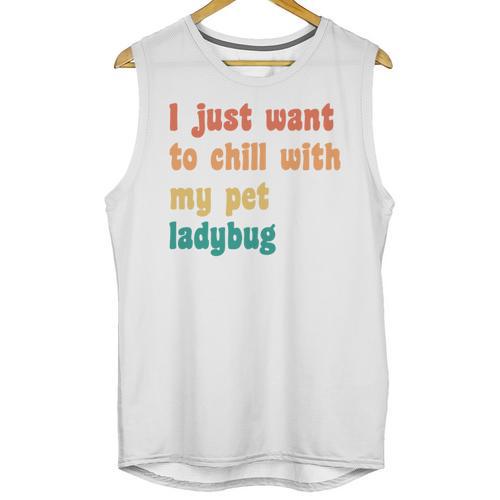 Introvert Pet Ladybug Mom Unisex Tank Top - Raresse