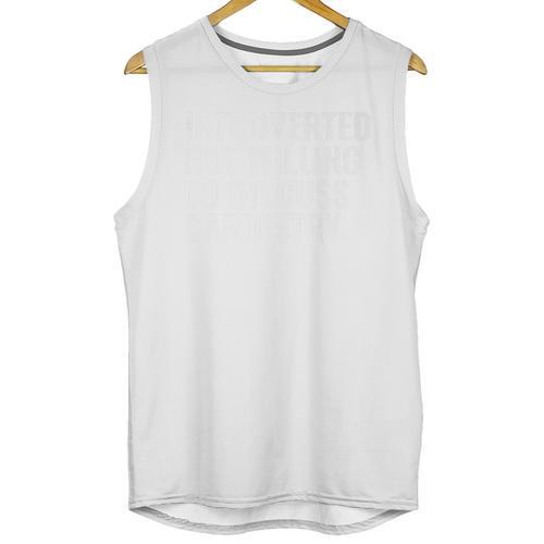 Introverted But Cardistry Magician Introvert Cardist Premium Unisex Tank Top - Raresse