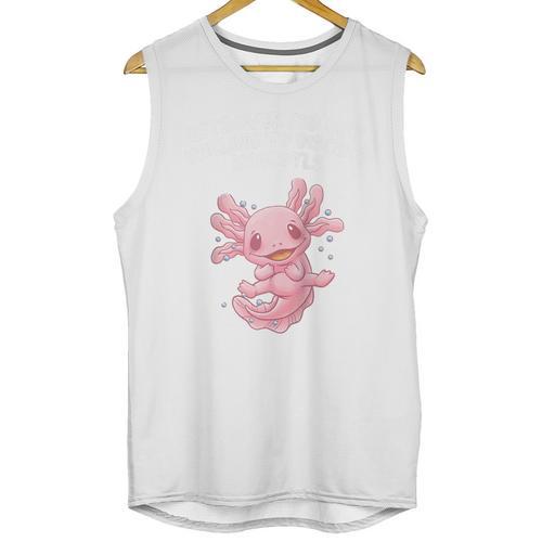 Introverted But Willing To Discuss Axolotl Salamander Raglan Baseball Tee Unisex Tank Top - Raresse