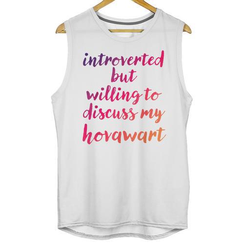 Introverted Willing To Discuss Hovawart Introvert Unisex Tank Top - Raresse