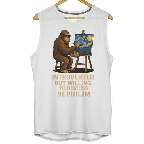 Introverted But Willing To Discuss Nephilim Unisex Tank Top - Raresse