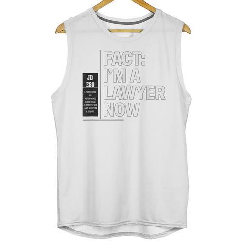 JD ESQ Law Graduate Fact I’m a Lawyer Now Graduation Unisex Tank Top - Best Gift Smart