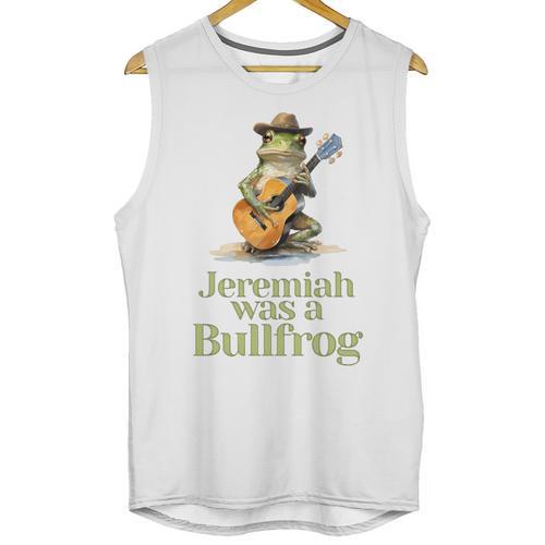 Jeremiah Was A Bullfrog A Classic Rock Nostalgia Trip Premium Tri-Blend Unisex Tank Top - Figerry