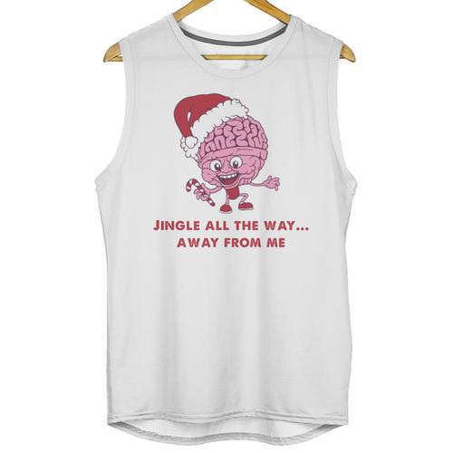 Jingle All The Way Away From Me This Christmas For Introvert Unisex Tank Top - Raresse