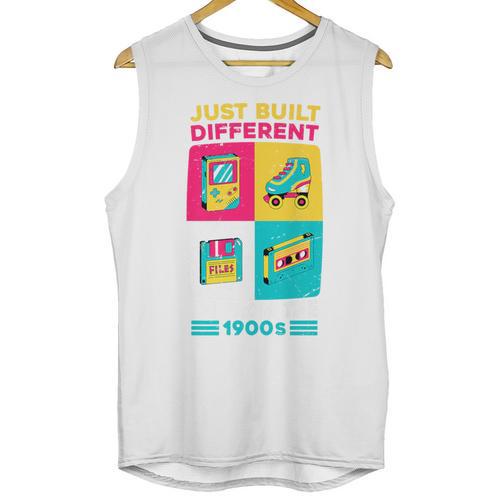 Just Built Different I'M From The 1900S Retro Premium Unisex Tank Top - Figerry
