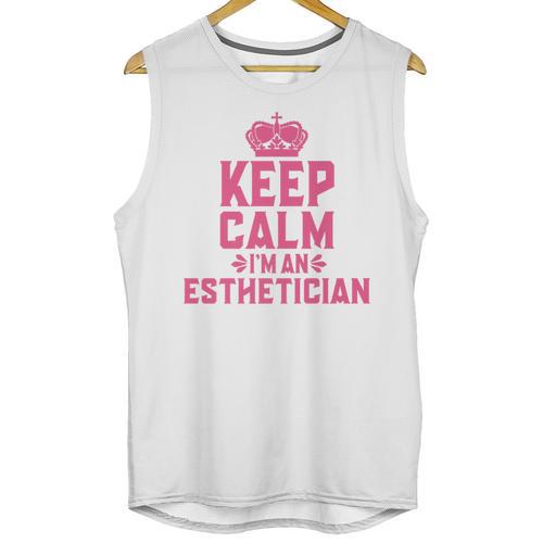 Keep Calm I'm An Esthetician Graduation Esthetician Premium Unisex Tank Top - Best Gift Smart
