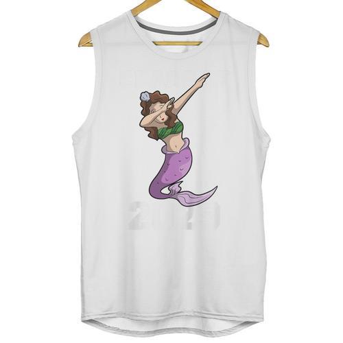 Kids Class Of 2029 Shirt Graduation Dabbing Mermaid Shirt Unisex Tank Top - Best Gift Smart