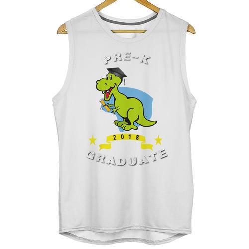 Kids Dinosaur Pre-K Graduation TShirt Kids Preschool Graduation Unisex Tank Top - Best Gift Smart