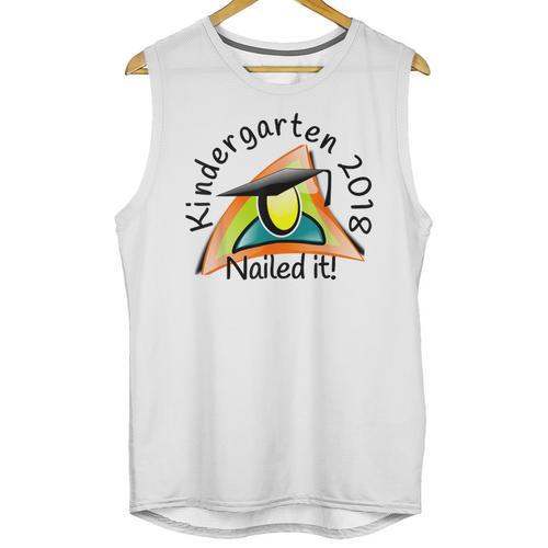 Kids Kindergarten 2018 Nailed It Graduation Unisex Tank Top - Best Gift Smart
