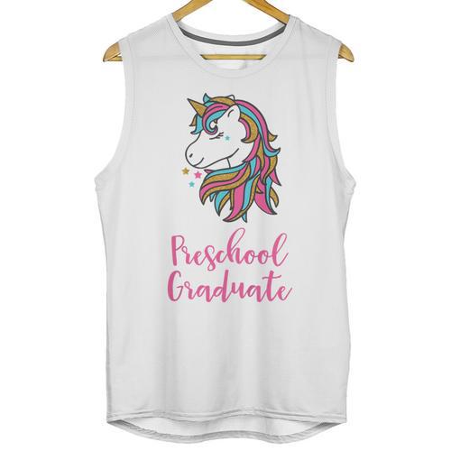 Kids Unicorn Preschool Graduation Unisex Tank Top - Best Gift Smart