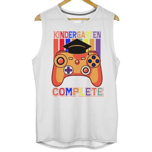 Kindergarten Graduation Level Complete Gamer Graduation Kids Unisex Tank Top - Best Gift Smart