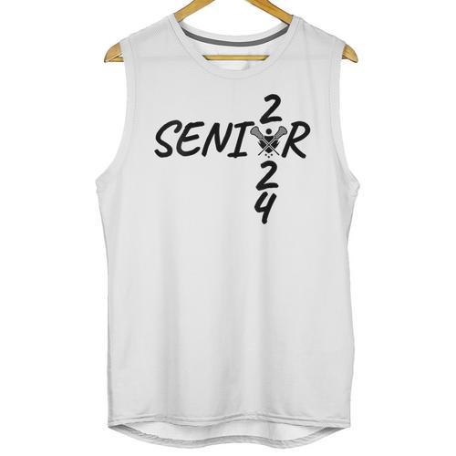Lacrosse Senior 2024 Sticks And Ball Graduation Unisex Tank Top - Best Gift Smart