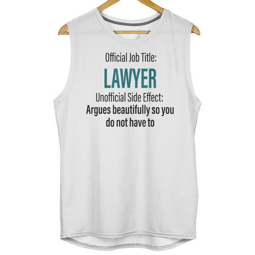 Lawyer Definition Quote Attorney Student Graduation Unisex Tank Top - Best Gift Smart