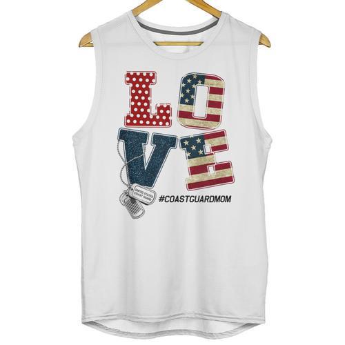 Love Coast Guard Mom Proud Coast Guard Graduation Mom Unisex Tank Top - Best Gift Smart