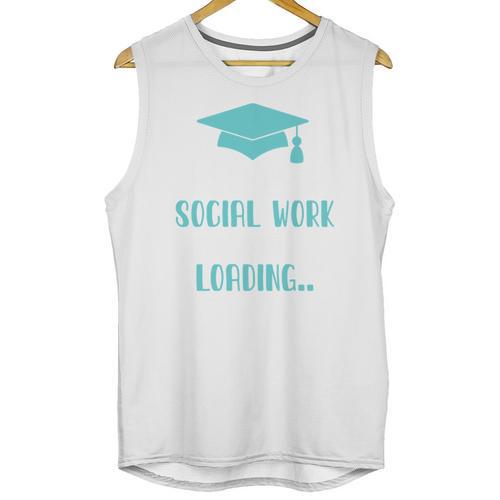 Masters Of Social Work Loading MSW Graduation Future Social Unisex Tank Top - Best Gift Smart