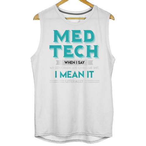Med Tech Medical Technician Gag Lab Graduation Premium Unisex Tank Top - Best Gift Smart